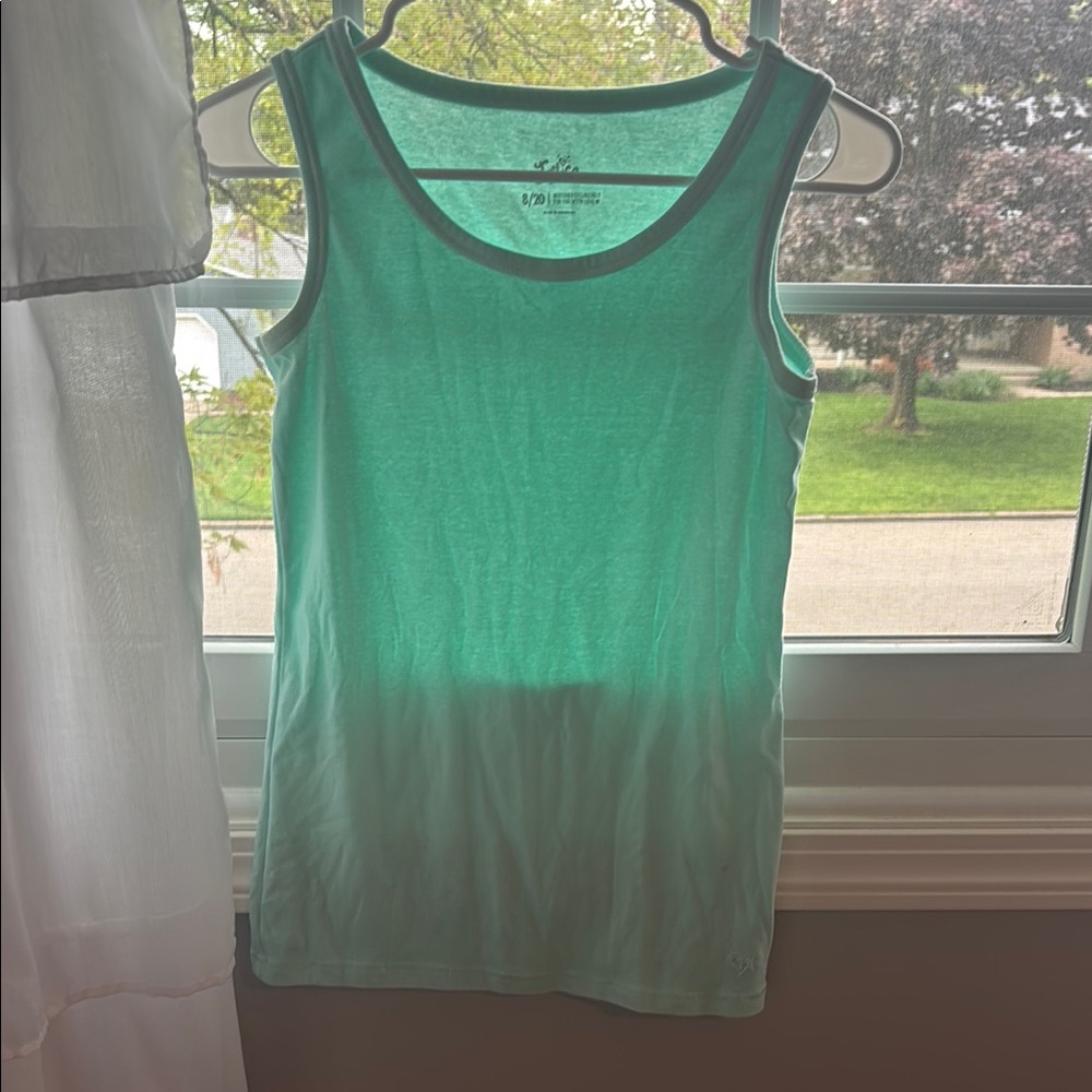 Justice Green Sleeveless Tank Top